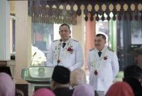 Tri Adhianto dan Abdul Haris Bobihoe resmi dilantik menjadi Wali Kota dan Wakil Wali Kota Bekasi periode 2025-2030 