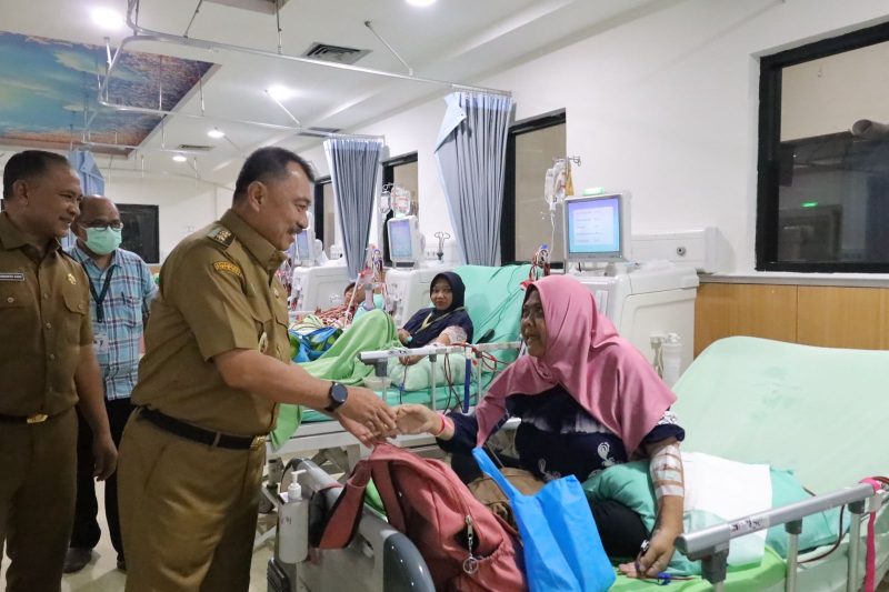 Wakil Wali Kota Bekasi Abdul Harris Bobihoe melakukan kunjungan kerja ke Rumah Sakit Umum Daerah Chasbullah Abdulmadjid.