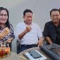 Ketua DPC Kota Bekasi Agus Supriyanto. SH., sekataris H. Ius Soliwanto. SH.,MH. Bendahara Sriyatun Sih Widodo, SH, SE,MH