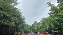 Peserta Festival Pramuka Keren 2025 merupakan Pramuka Penggalang tingkat SMP/MTs se-Kota Bekasi