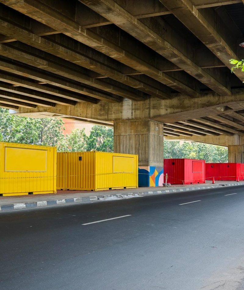 Kontainer dapat digunakan oleh dua hingga tiga pelaku UMKM.