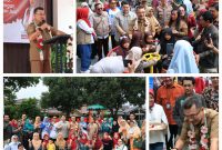 Wakil Wali Kota Bekasi menghadiri sekaligus meresmikan Taman Sakura RW 017 Perumahan Bahagia Permai Kelurahan Jakasampurna, Kecamatan Bekasi Barat