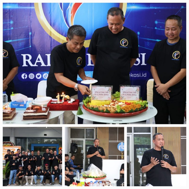 Wali Kota Bekasi, Tri Adhianto, beserta jajaran, pimpinan dan redaksi Radar Bekasi,
