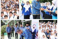 Wali Kota Bekasi, Tri Adhianto, menyampaikan apresiasi atas terselenggaranya kegiatan Roots Day dan peran aktif siswa dalam menolak segala bentuk perundungan