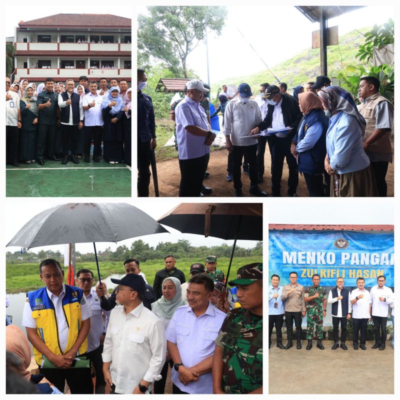 Menteri Koordinator Bidang Pangan, Zulkifli Hasan, melakukan kunjungan kerja ke Kota Bekasi untuk meninjau langsung pelaksanaan program Makan Bergizi Gratis (MBG) didampingi Wali dan Wakil Wali Kota Bekasi