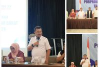 Abdul Harris Bobihoe hadir didampingi jajaran perangkat daerah Kota Bekasi. Turut serta Kepala Dinas Pemuda dan Olahraga, Asisten Daerah III, Baperida, Disparbud, BPKAD, serta KONI Kota Bekasi.