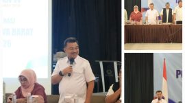 Abdul Harris Bobihoe hadir didampingi jajaran perangkat daerah Kota Bekasi. Turut serta Kepala Dinas Pemuda dan Olahraga, Asisten Daerah III, Baperida, Disparbud, BPKAD, serta KONI Kota Bekasi.