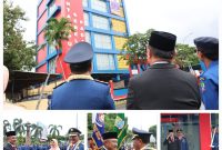 Wakil Wali Kota Bekasi Abdul Harris Bobihoe lepas purna tugas Kepala Disdamkarmat Abi Hurairah