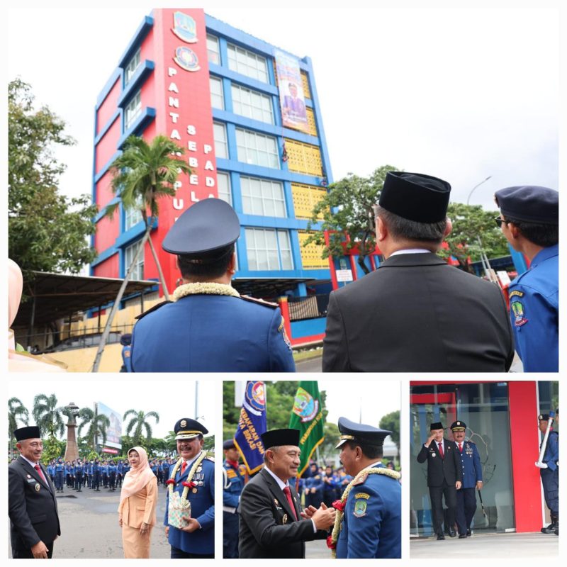 Wakil Wali Kota Bekasi Abdul Harris Bobihoe lepas purna tugas Kepala Disdamkarmat Abi Hurairah