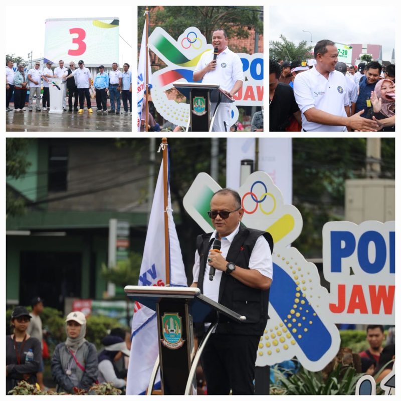 Ketua Umum KONI Jawa Barat, Prof. Dr. M. Budiana, secara resmi mengumumkan pelaksanaan Pekan Olahraga Provinsi (Porprov) Jawa Barat XV