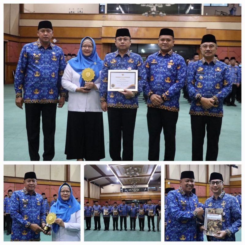 Wali Kota Bekasi, Tri Adhianto melakukan  penyerahan simbolis SPPT PBB-P2 Tahun 2026 kepada camat, lurah, dan wajib pajak patuh sebagai bentuk apresiasi atas realisasi penerimaan PBB-P2 Tahun 2025.