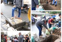 Wali Kota Bekasi, Tri Adhianto, turun langsung ke lokasi penggalian kabel optik yang sedang berlangsung.
