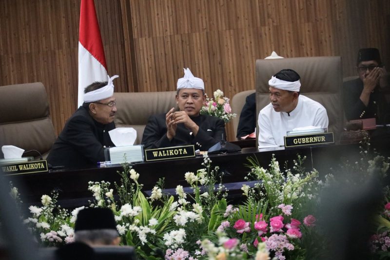 Wali Kota Bekasi, Tri Adhianto, menyampaikan apresiasi kepada Pemerintah Provinsi Jawa Barat 