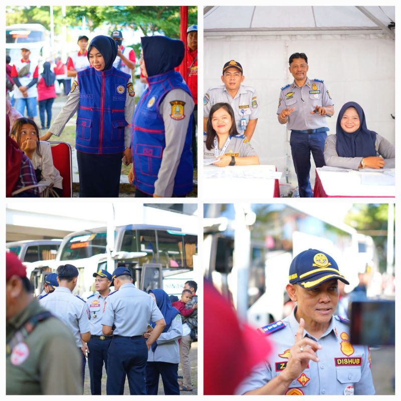 Wali Kota Bekasi, Tri Adhianto didampingi Kepala Dinas Perhubungan Kota Bekasi, Zeno Bachtiar, S.Si.T., M.Si., M.T