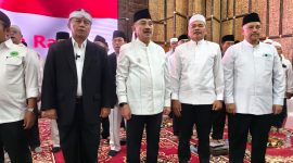 Wakil Wali Kota Bekasi, Abdul Harris Bobihoe menghadiri acara Halal Bihalal Idul Fitri 1447 H yang diselenggarakan oleh Ikatan Persaudaraan Haji Indonesia (IPHI) Jawa Barat