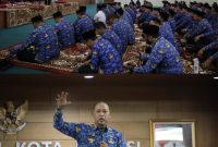 Tri Adhianto, menerapkan langkah efisiensi dalam penggunaan kendaraan dinas dengan mengurangi jumlah kendaraan pengiring saat menjalankan aktivitas kedinasan.