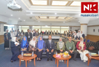 Manager UMKM Bank BJB Kota Depok yang mewakili Pimpinan Bank BJB Kota Depok Riki Hermawan, Ketua APJI sekaligus Direktur  Pasatama Institute Coach Dwi S. Arsyam,  Kepala Program Studi Pendidikan Tata Boga Universitas Pendidikan Indonesia Dr. Rita Patriasih, S.Pd., M.Si.,.jajaran pengurus APJI Kota Depok, serta seluruh peserta sertifikasi