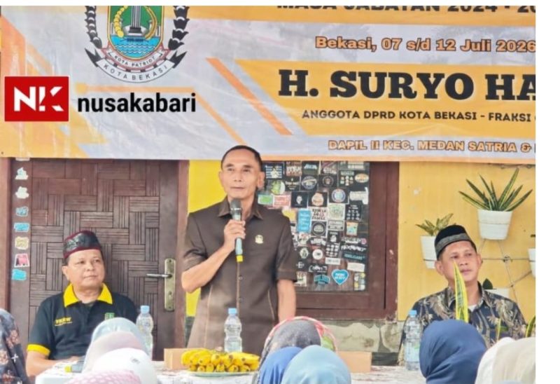 Anggota DPRD Kota Bekasi dari Fraksi Golkar H. Suryo Harjo